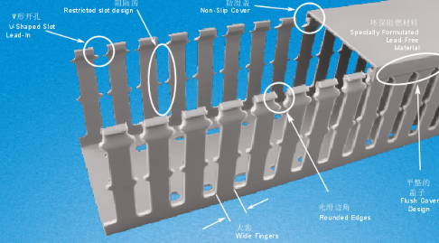 PVC阻燃线槽的主要优点